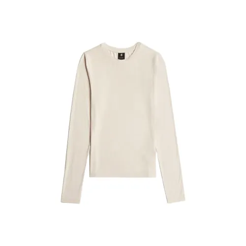 STAR Натуральный Белый Женские T-Рубашки