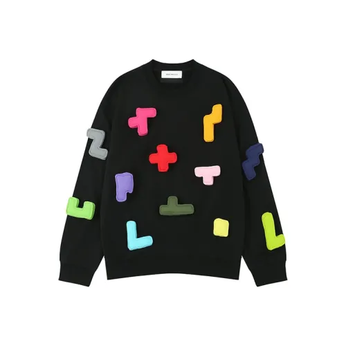 SQQZ Project Круглый вырез Свободный крой Свитшот Унисекс