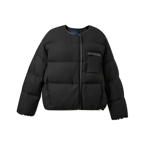 3COLOUR Классический черный Женские пуховики