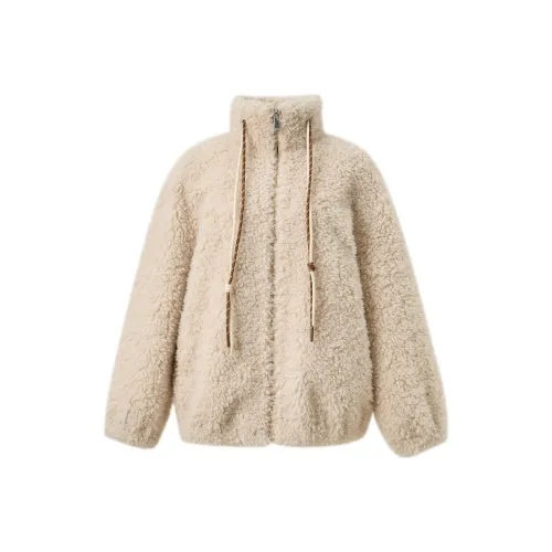 3COLOUR Светло-розовый Женские меховые изделия