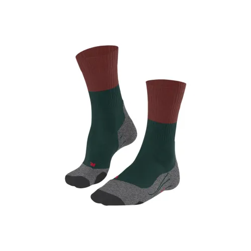 Falke 1 Pack Green Men's Mid Shin Socks Falke 1 Пачка Зеленые Мужские Носки до икры Mid