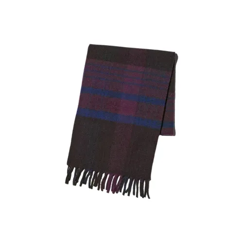 UNIQLO Акриловые вязаные шарфы Женские Коричневый Черный Темно-синий