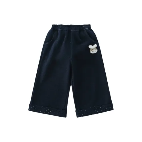 ZHIO Черные флисовые детские штаны с подкладкой