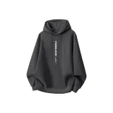 [Худи] Темно-серый (Tb Большой Минималистский стиль Лев)