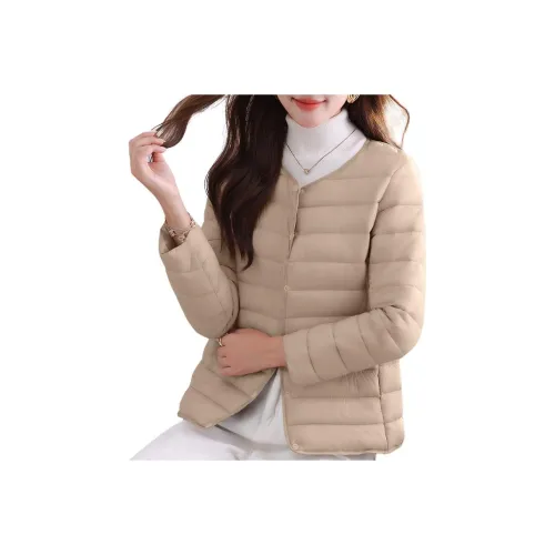 EMINU Круглый вырез Хлопковый пуховик Женский