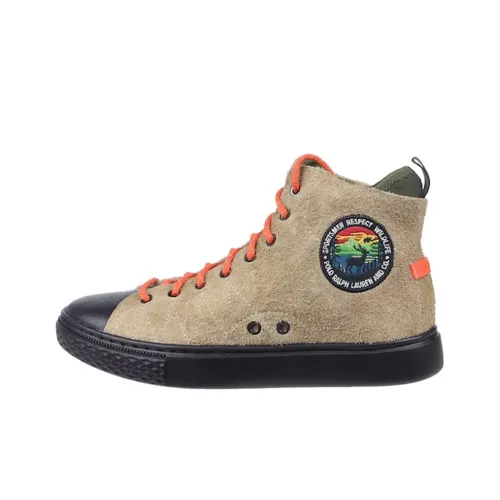 Polo Ralph Lauren Высокие Кроссовки для скейтбординга Мужские Коричневые