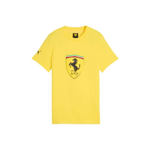 PUMA x Scuderia Ferrari T-рубашка Sportswear Цветной Большой Shield Tee Юность Детский