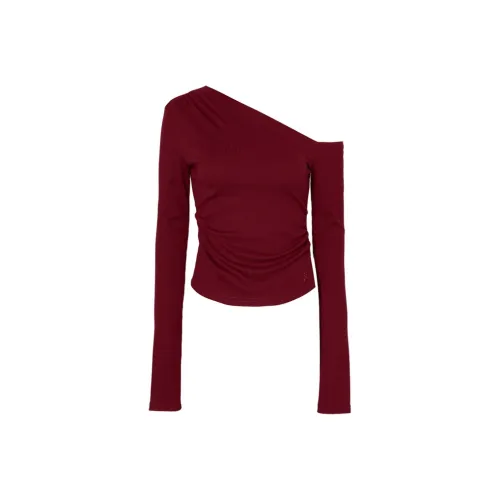 DPLAY Винтажная красная женская футболка