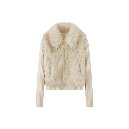 Incolore Velvet Feel Coat Women's