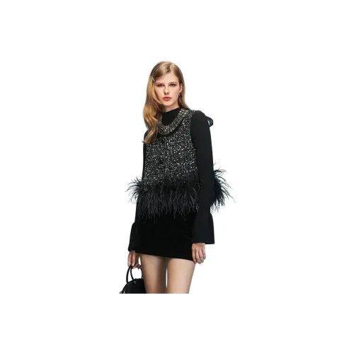 AIVEI Черные Женские Жилеты