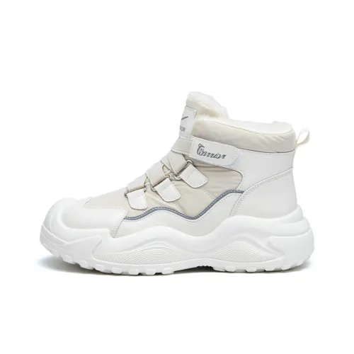 Warrior Термический Водонепроницаемый Устойчивый к Износу Увеличивающий Высоту Покрытие Короткие Снежные Ботинки Женские