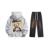 Set (Премиум Серый Стандартное Издание + Черные Джинсы)