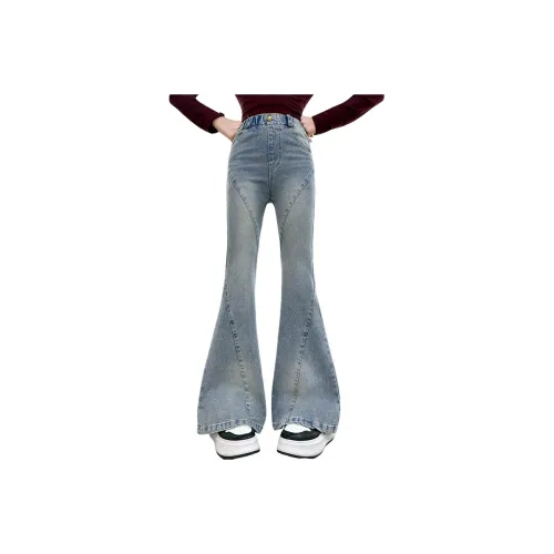 GOYN Джинсы Осенний Корейский стиль Синий Детский