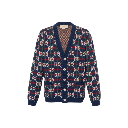 GUCCI Синие Мужские Свитера