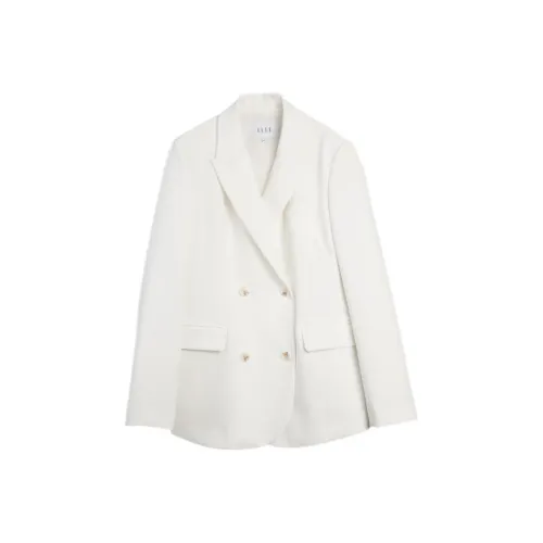 ELLE Белый Женские Деловые Костюмы