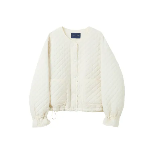 3COLOUR Экрю Женские пуховики