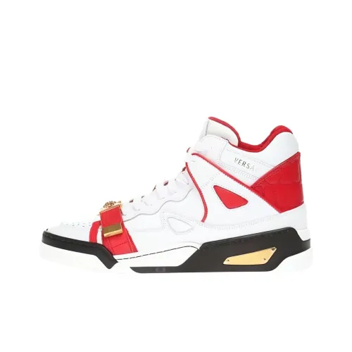 VERSACE Medusa High Top Скейтборд Кроссовки Мужские Белые