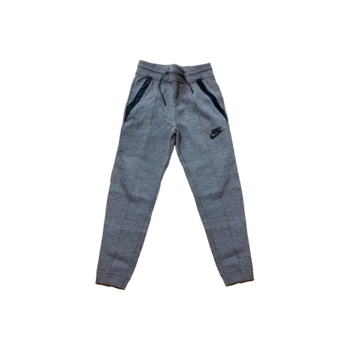 Nike Темно-серые Вязаные Тренировочные Штаны для Детей