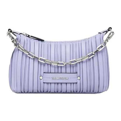 Karl Lagerfeld Экологичный Переработанный Полиуретан Кросс-боди Сумка Женская Светло-фиолетовая