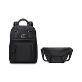 Набор из 2 частей обсидианового черного цвета