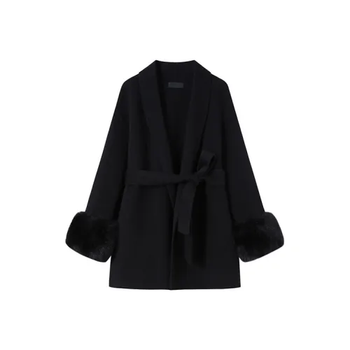 DITB Star Diamond Черное Женское Пальто