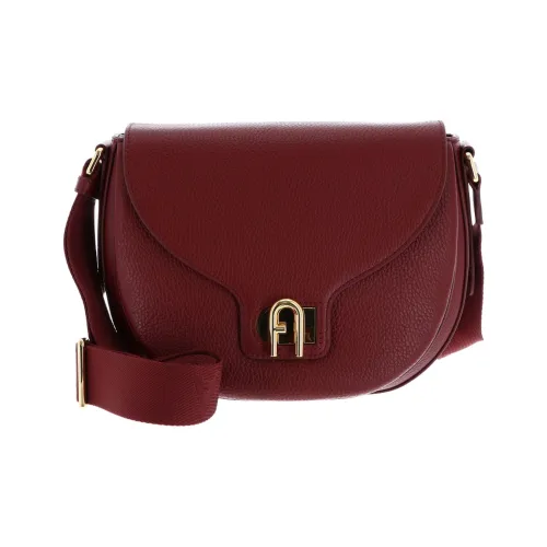 Furla Кожа Плечевая Сумка Маленькая Женская Темно-Красная