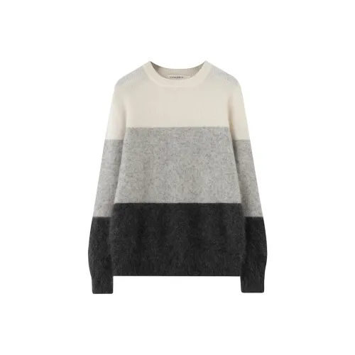 SOON FLOWER Серый Градиентный Многоцветный Женские Свитера