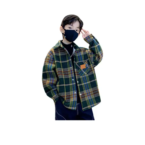 MUMUWU HOUSE Зеленый Школьный возраст Топы