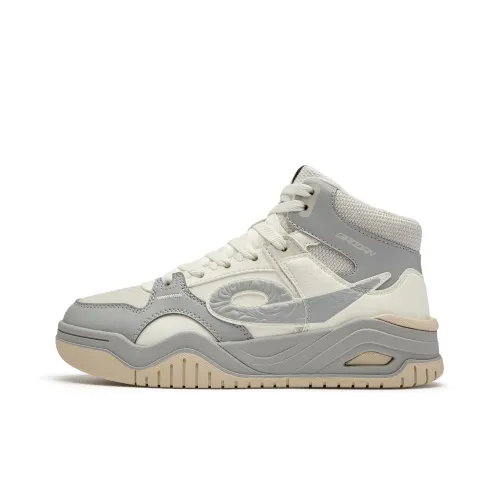 QIAODAN Slip-resistant Abrasion-resistant MID Топ Скейтборд Кроссовки Женские