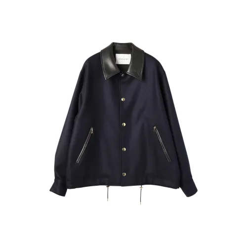 CULLNI FW25 Шерсть Melton Точка Пуговица COACH JACKET Куртки Пальто Унисекс