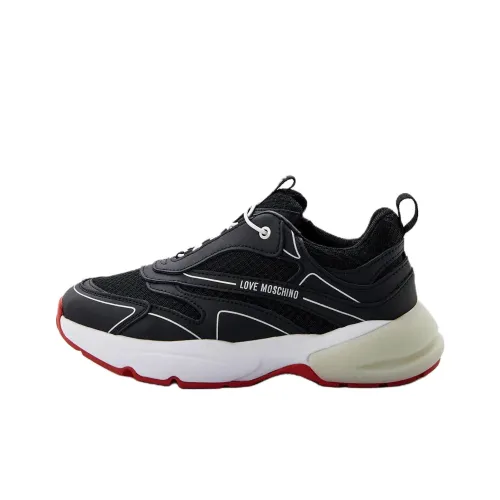LOVE MOSCHINO Низкий топ Повседневная обувь Женская Черный