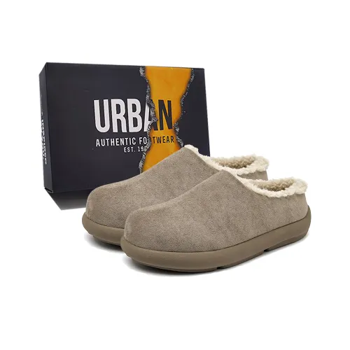 URBAN AUTHENTIC Резиновая подошва противоскользящие устойчивые к истиранию домашние тапочки унисекс