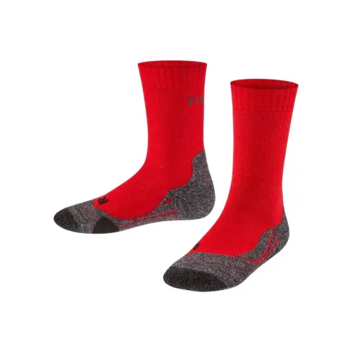 Falke 1 Pack Red Kids Socks Фалке 1 Пачка Красные Детские Носки