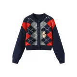 Темно-синий топ