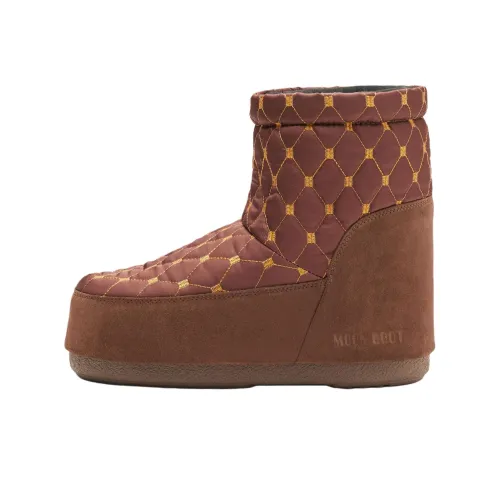 MOON BOOT Короткий сноубутс унисекс коричневый