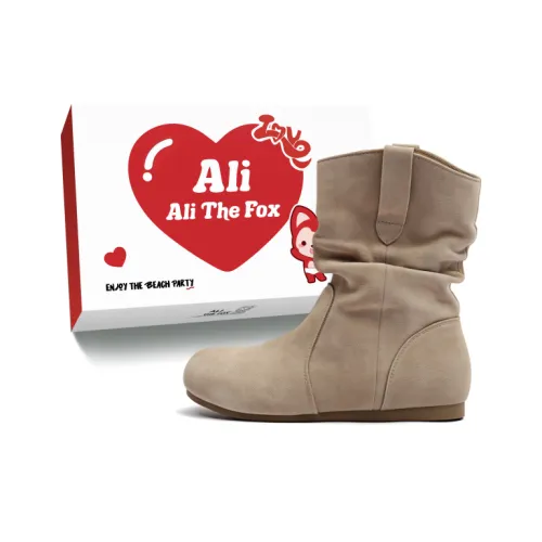 Али Тх Фокс Винтаж Минималистский стиль Универсальный Модный Короткий Мартин Ботинки Женские