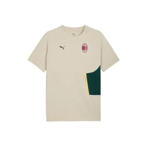 PUMA AC MILAN Пустыня Пыль Deep Персик Цвет Мужская T Рубашка