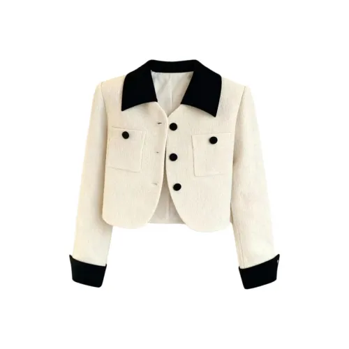 PZHK Шампанское Женское Короткое Пальто