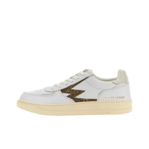 MOA MASTER OF ARTS Низкие кроссовки для скейтбординга унисекс серо-золотого цвета