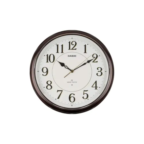 CASIO Радиоконтролируемый Механизм Смола Стена Часы Унисекс Белый