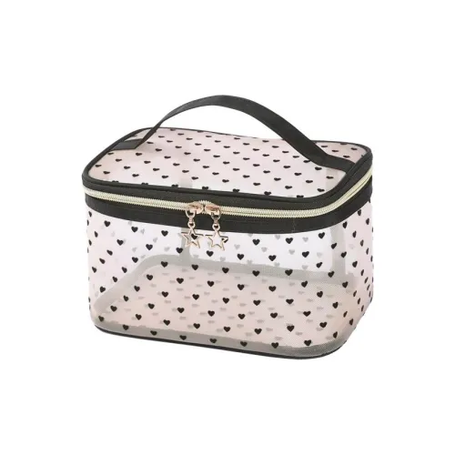 Stubborn Сердце Ворс Марля Makeup Bag Portable Premium Lipstick Bag Travel Makeup Storage Bag Toiletries Bag Cosmetic Bag