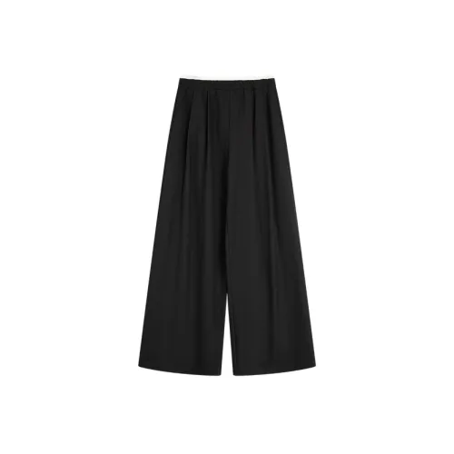 ELLE Черные Женские Повседневные Брюки