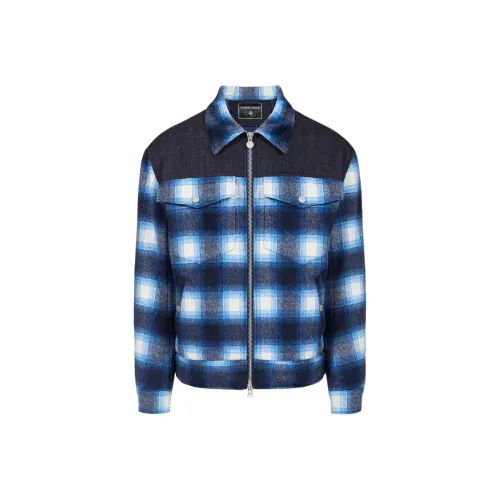 Айсберг Синий с Белым Надпись Мужские Куртки