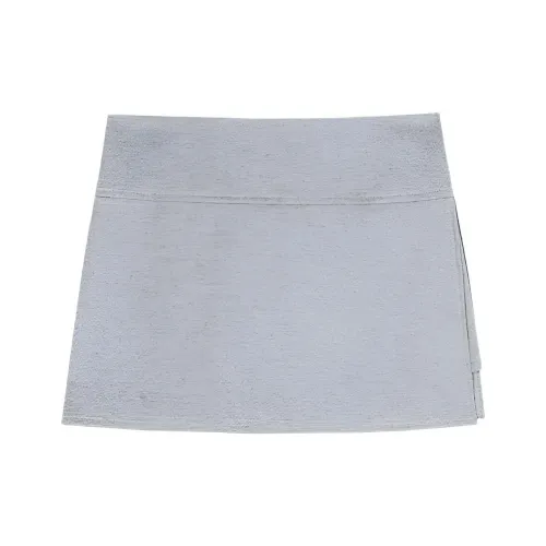 RJVO EFFORTLESS Серый Женские Повседневные Короткие Юбки