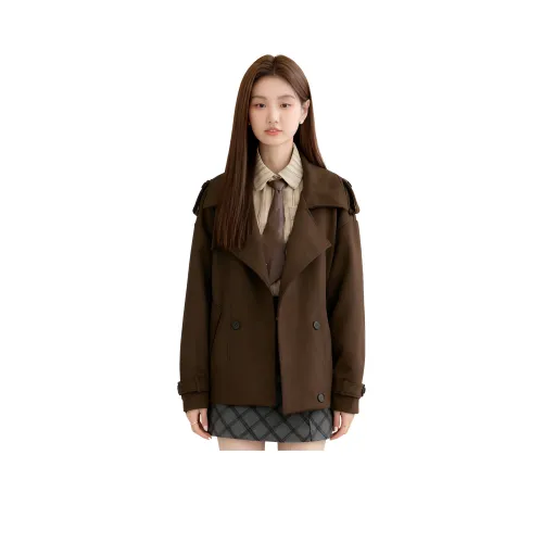 MTHE Кофе Пальто Женское Пальто