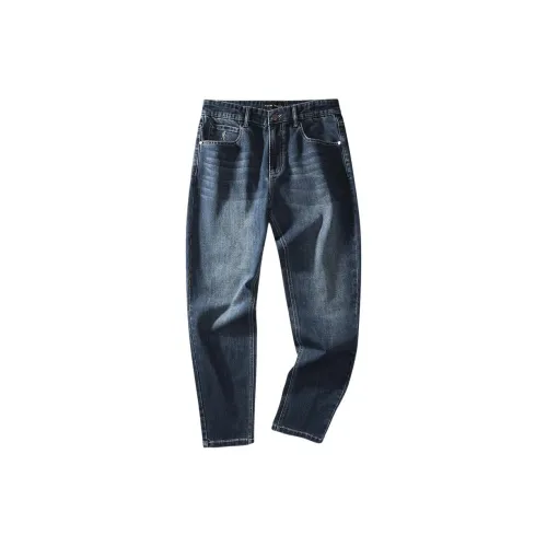 Dance with wolves Medium Blue Men's Jeans Dance with wolves Средне-голубые мужские джинсы