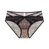 Леопардовый принт, черный.