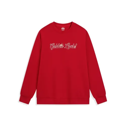 XTEP Свитшот Унисекс Праздничный Красный