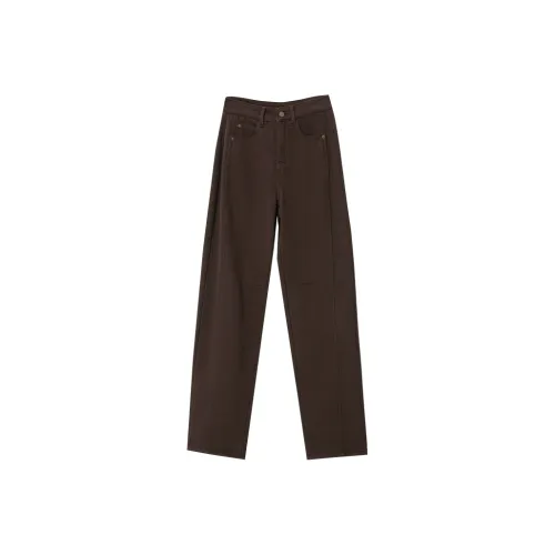 AMII Темно-коричневые Женские Джинсы