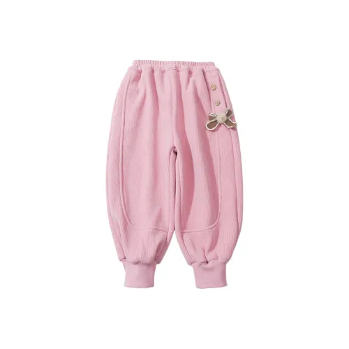 ZHIO Розовые Брюки для детей с флисовой подкладкой